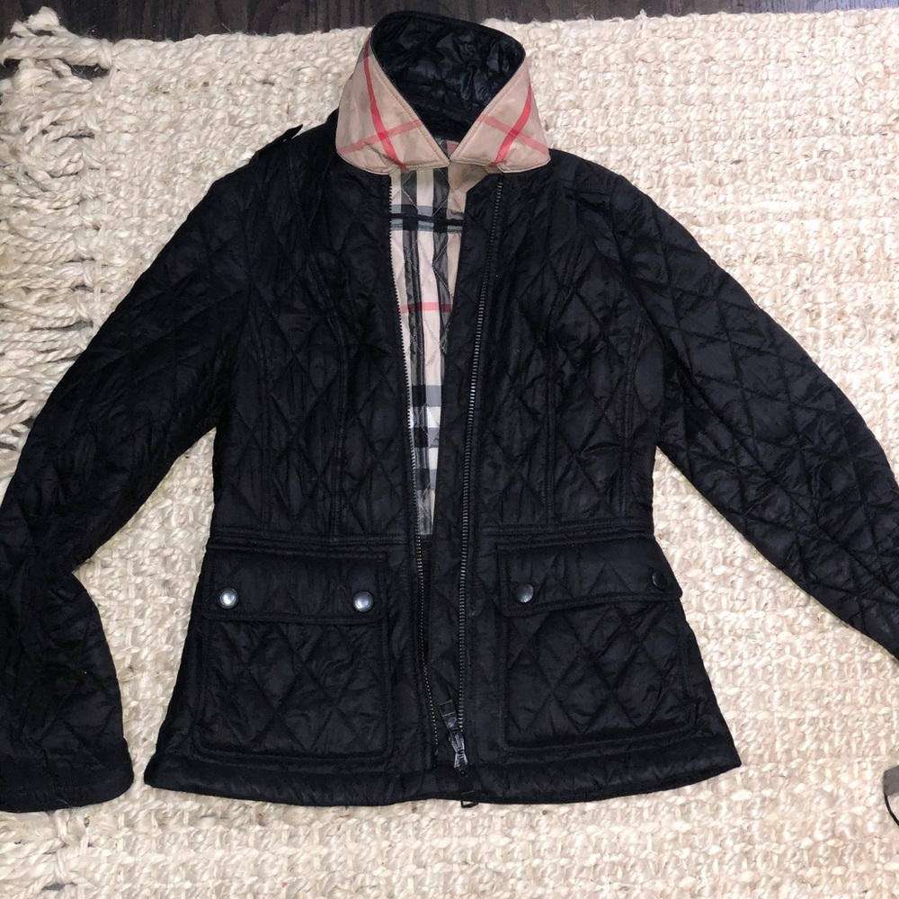 Burberry Quilted Women's Jacket with Zipper